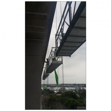 Painting steel 7.5 meters motorized temporary gondola ZLP800 in Philippines