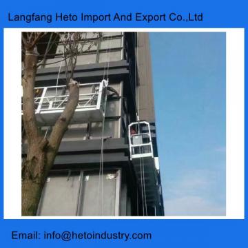 Building maintenance steel 6 meters ZLP 630 motorized gondola