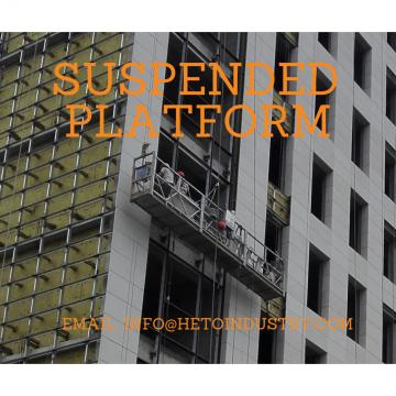 Aluminium Indonesia 6 meters temporary suspended platform gondola for building cleaning