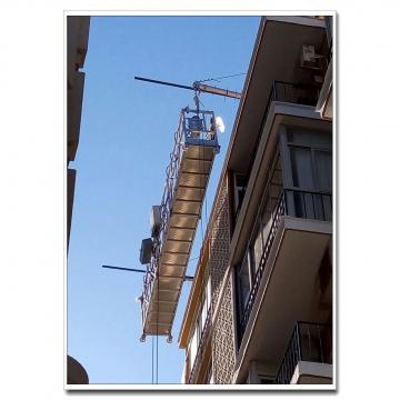 High rise building maintenance unit aluminium parapet clamp gondola