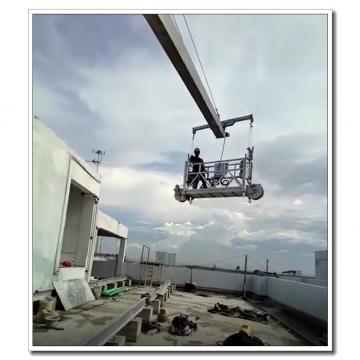 Working at heights wire rope suspended platform temporary gondola