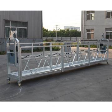 Building cleaning 7.5 meters ZLP800 suspended wire rope platform manufacturer