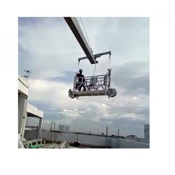 380V 50HZ 6 meters aluminium suspended platform gondola in Indonesia