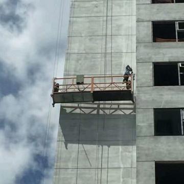 6 meters aluminum gondola suspended platform installation for chimney