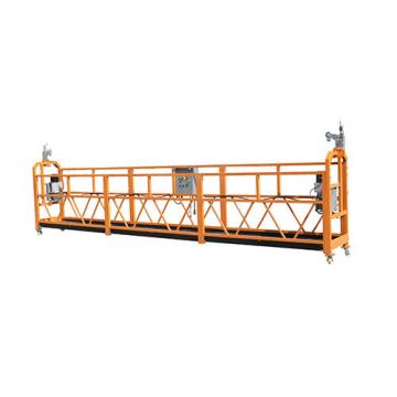 630kg electric painted steel window cleaning suspended platforms