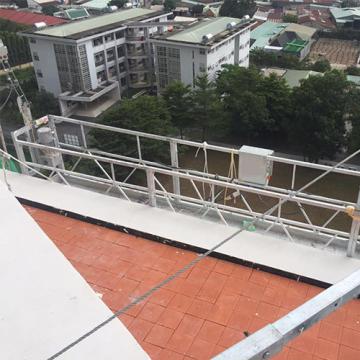 220V 60HZ electric hanging scaffolding ZLP630 in Peru