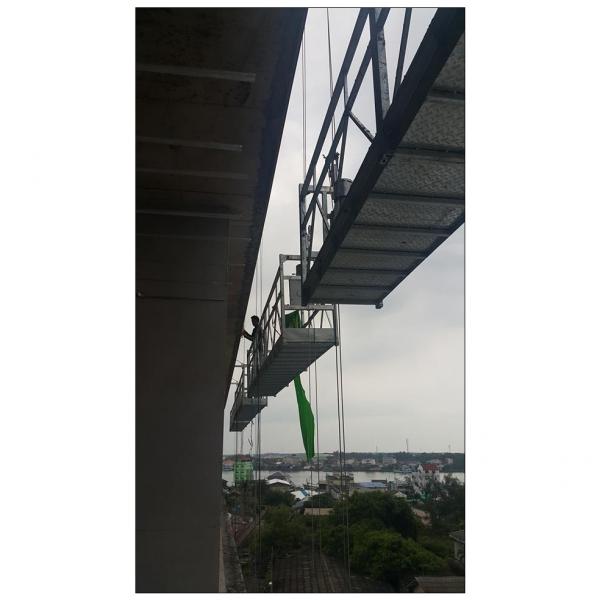 7.5 meters 800kg India galvanized steel suspended platform for building cleaning #2 image