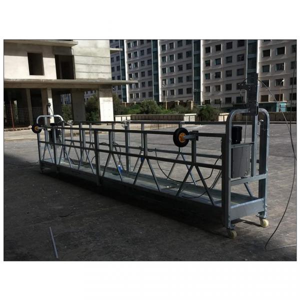 Height access system painting steel 7.5meters ZLP800 modular suspended rope platform #1 image