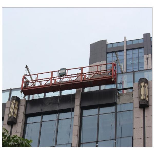 Curtain wall installation painting steel temporary suspended working platform #1 image