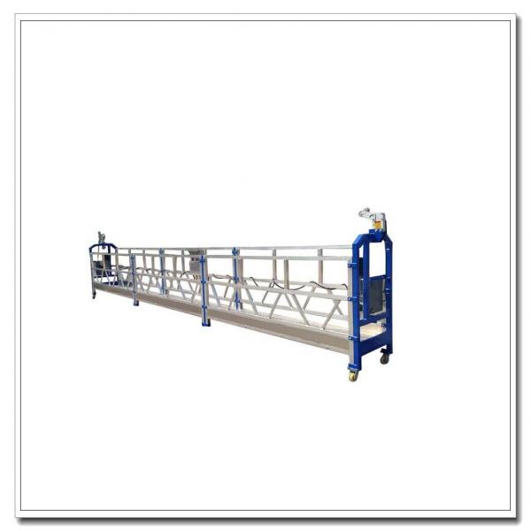 Building facade cleaning ZLP series aluminium counter weight gondola for sale #1 image