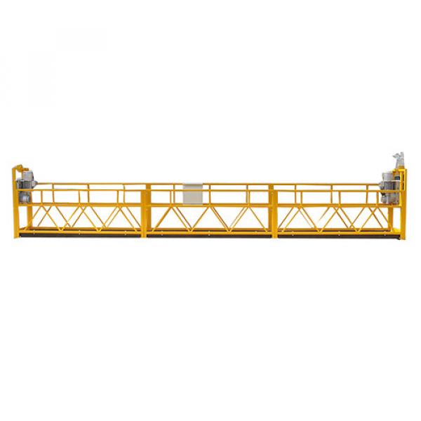 Painting steel 6 meters ZLP630 motorized gondola for building maintenance #1 image