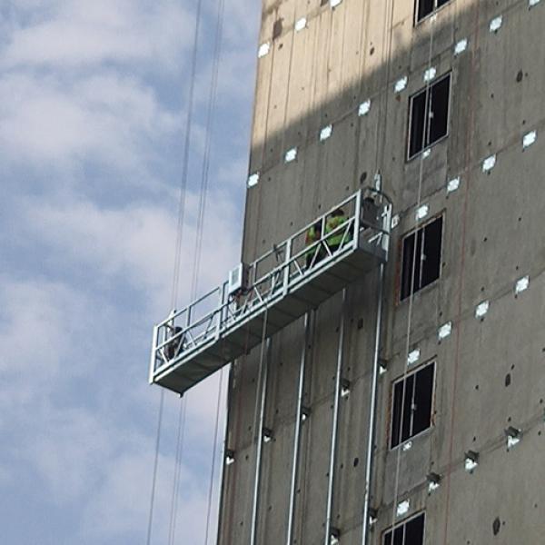 Galvanized steel 6 meters 630kg temporary gondola in Indonesia #1 image