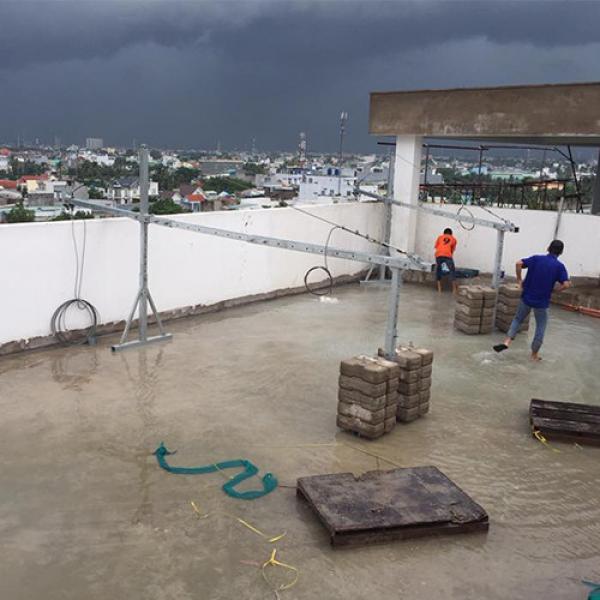 Three-phase temporary suspended access platforms for painting #4 image