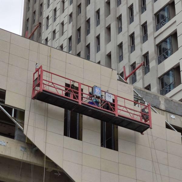 Galvanized steel rope suspended platform ZLP630 ZLP800 for building #1 image